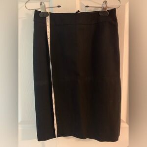Black pencil skirt
